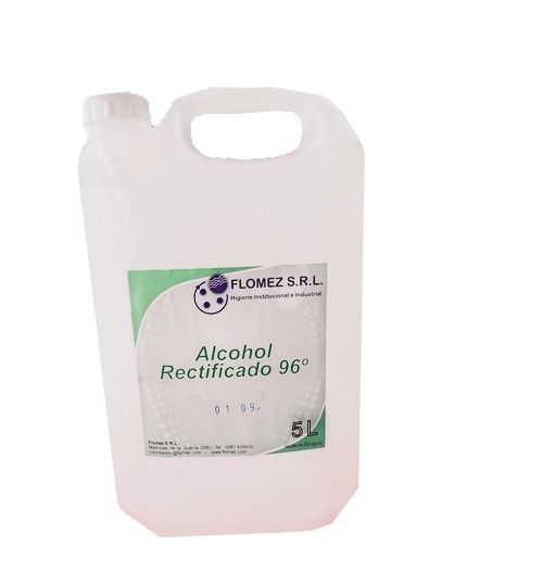 Alcohol alimenticio 96° bidón 5l