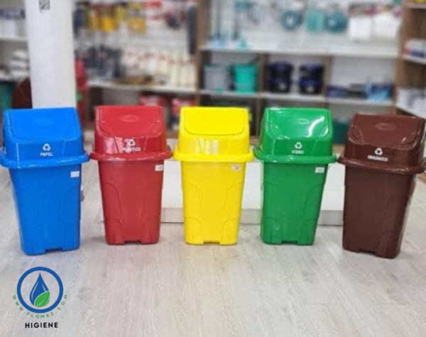 Basurero Selectivo Basculante 50 L
