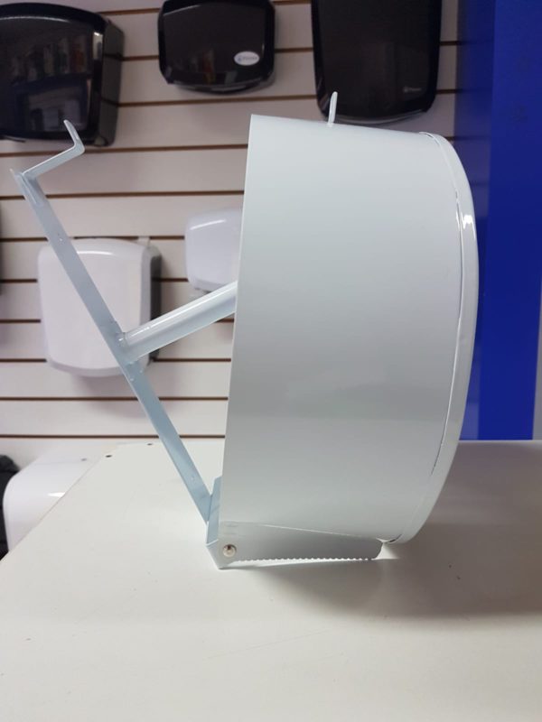 Dispenser Higienico Esmaltado Blanco C/ Porta Candado - Imagen 3