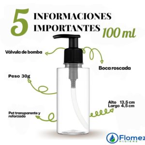 Envases de 100mL Bomba