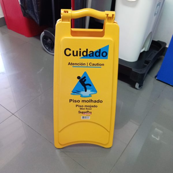 Cartel Señalizador Piso Mojado - Imagen 2