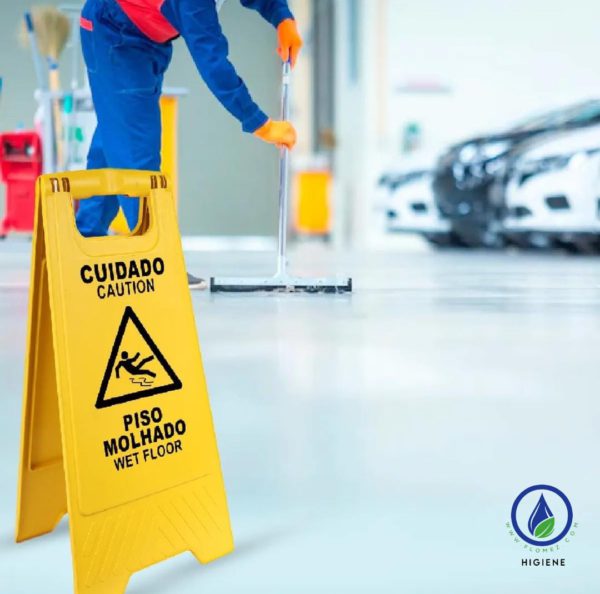Cartel Señalizador Piso Mojado - Imagen 2
