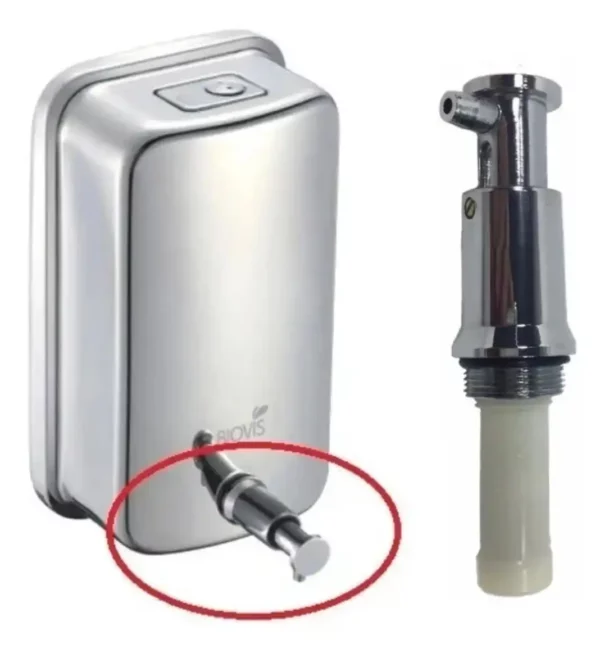 Dispenser Jabon Liquido Acero Inox - Imagen 3