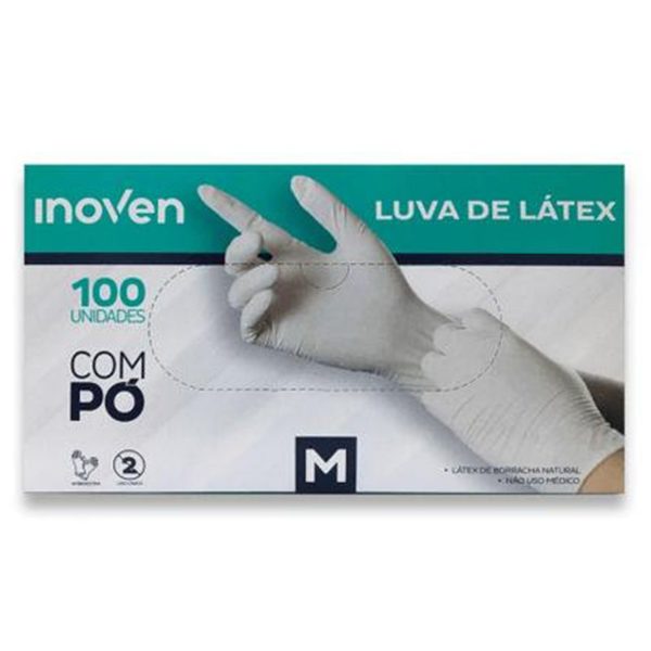 Guantes de Látex c/ Polvo Inoven, 100 un