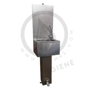 Pedestal lavamanos acero inoxidable