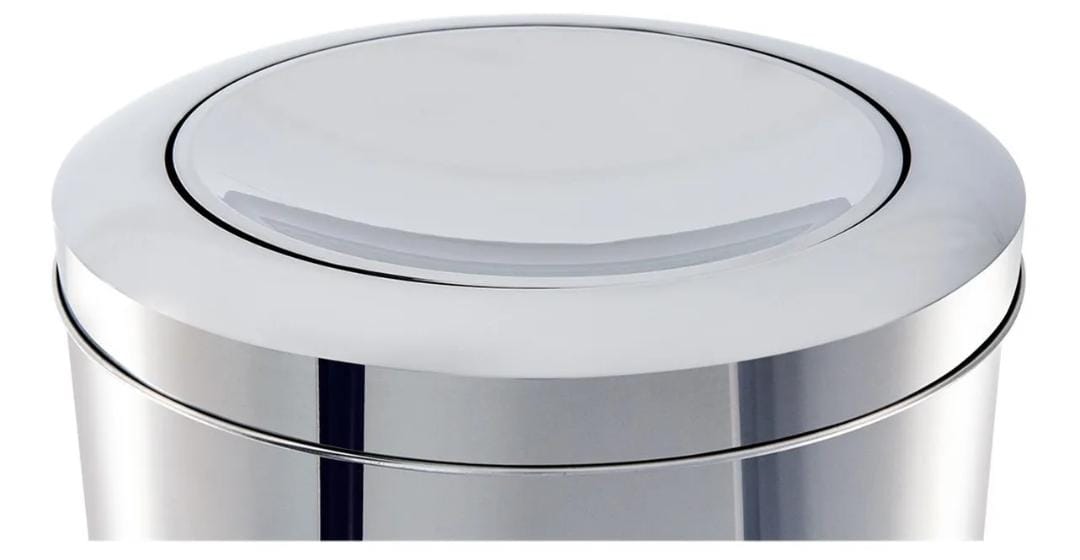 Basurero Inox Tapa Basculante Bri - Imagen 3
