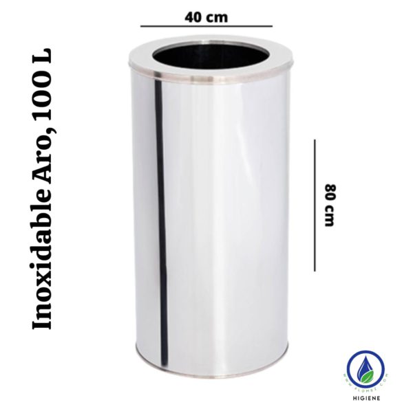 BASURERO INOX ARO - Imagen 2