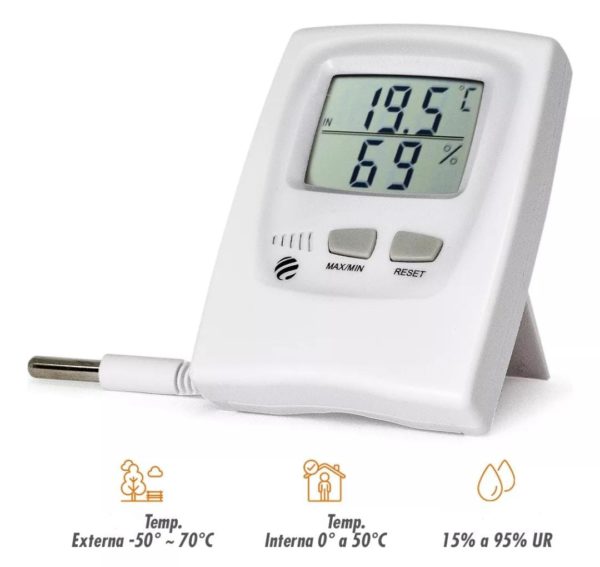Termo Higrometro Digital Temperatura y Humedad - Imagen 4