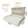 Cambiador de Bebe - Fijo de Pared - MDF - Imagen 4