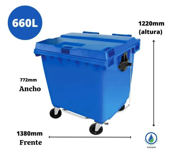Contenedor de Basura  1000 L y de 660 L - Imagen 6