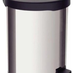 Basurero Inox pedal 12 L Nuevo Tramontina