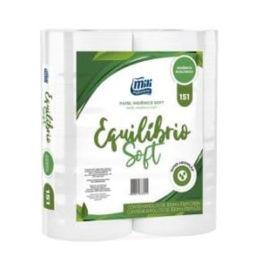 Papel Higienico SOFT Equilibrio 300 m, x 8 un