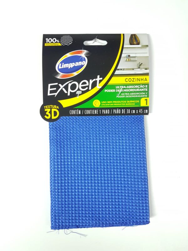 Paño Multiuso Absorbente Expert 3D, 38 cm x 45 cm