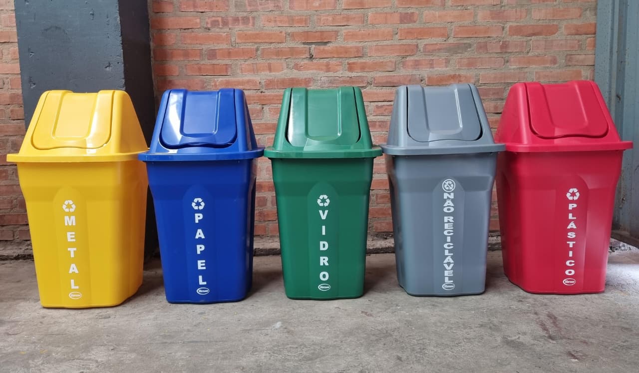 Basurero Selectivo Basculante 60 L - Imagen 2