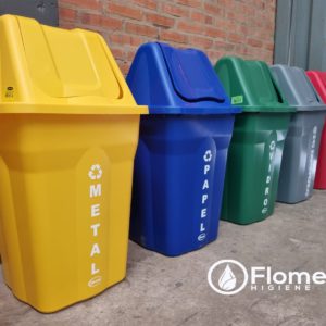 Basurero Selectivo Basculante 60 L