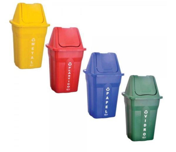 Basurero Selectivo Basculante 50 L - Imagen 2