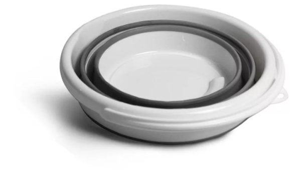 Balde de Silicona Retráctil Gris, 10 L - Imagen 2