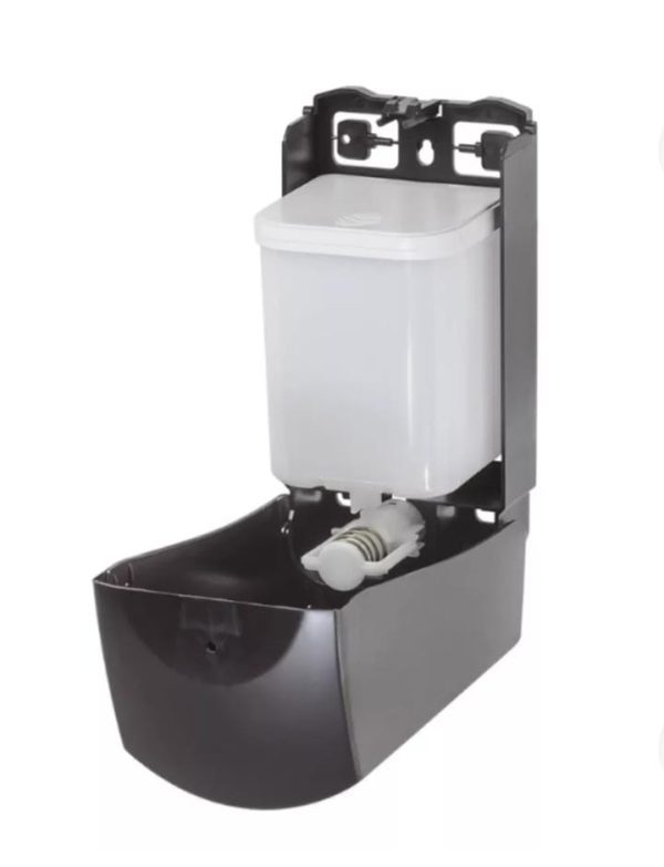 Jabonera Mazzo White/Black de 800 mL - Imagen 4