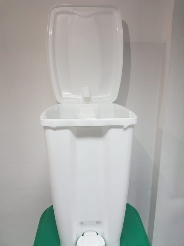 Basurero Blanco Pedal Jag - Imagen 4