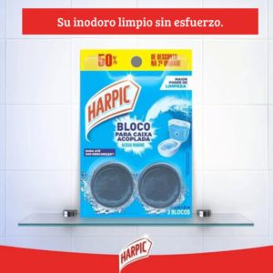 Bloque Caja Canitaria Harpic, x 2