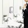 Dispensador Jabon Inox Visor, 500 mL.