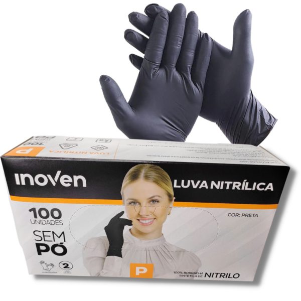 Guante de Nitrilo Inoven x 100 und. S/ Polvo - Imagen 2