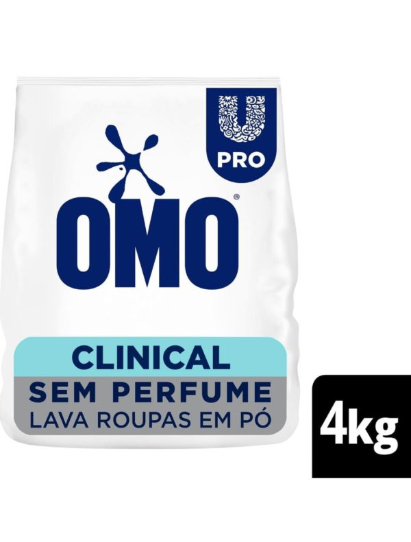 Jabon Polvo Omo Pro Clinical Neutro. 4 kg.