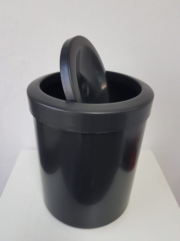 Basurero Negro tapa Esfera/ 12 L
