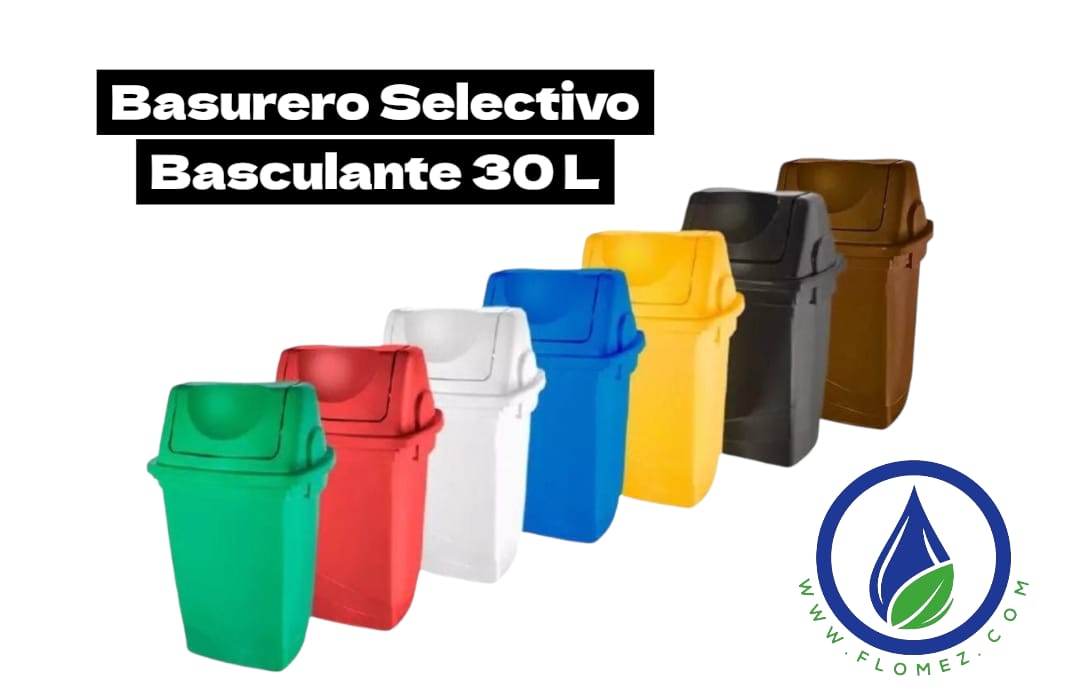 Basurero Selectivo Basculante 30 L - Imagen 2
