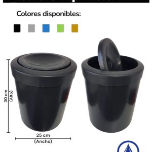 Basurero Tapa Esfera 12 L