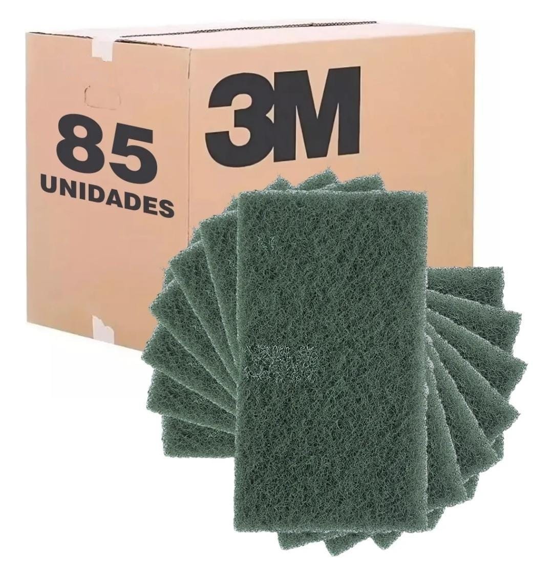 Fibra Abrasiva Verde 3M (230 x 102 x 7 mm) - Imagen 3