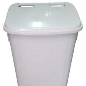 Basurero Pedal Blanco BL, 100 L.