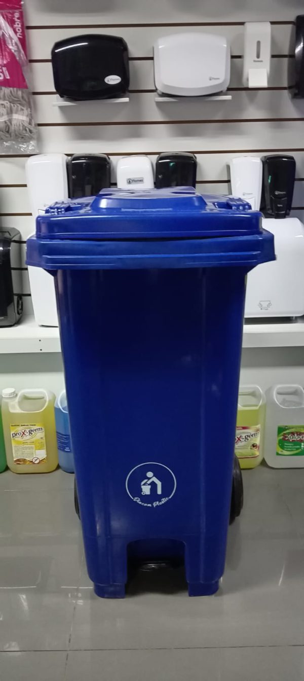 Basurero de 120 L C/ Rueda y Pedal DC - Imagen 3