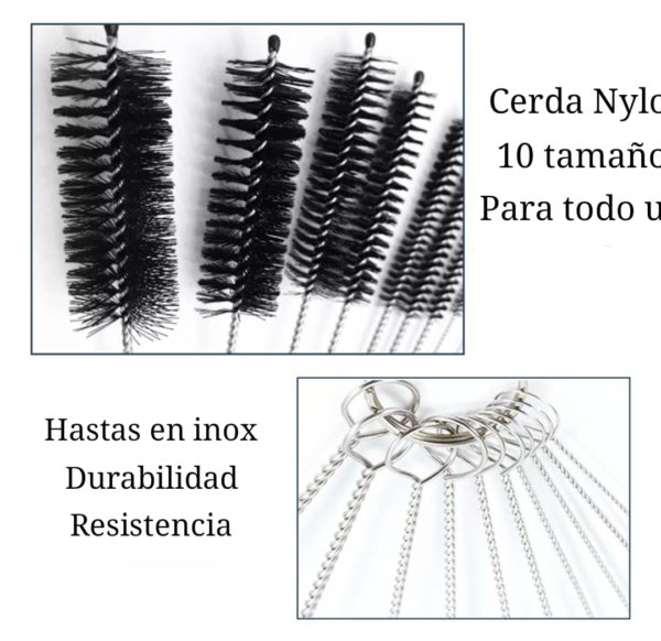 Cepillo Tubular de Limpieza. Set de 10 - Imagen 2
