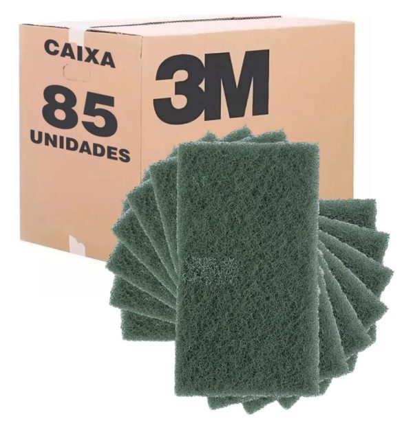 Fibra Abrasiva Verde 3M (230 x 102 x 7 mm) - Imagen 3