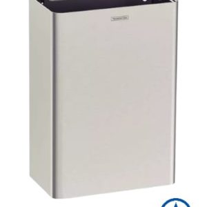 Basurero inoxidable de pared, 30 L (50 x35 x19).