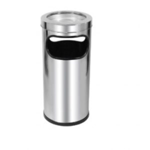 Basurero cenicero inox 50 L (30 x70)