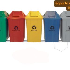Soporte Set x 5, Quadra Basculante, 60 L