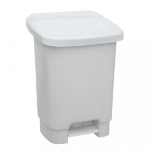 Basurero Pedal Blanco Forte Santana, 35 L