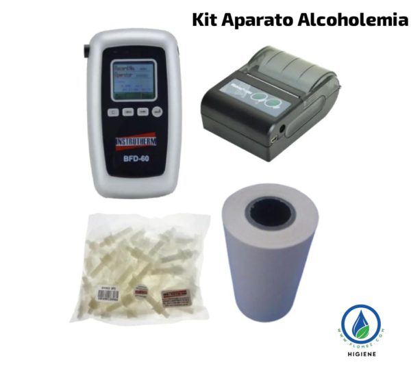 Kit Aparato de Alcoholemia/Alcotest Gray Pro USB