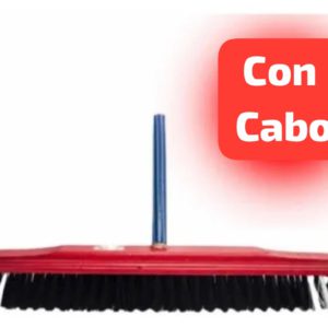Escoba Plastica Industrial, 60 cm.