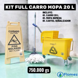 KIT FULL CARRO MOPA 20 L