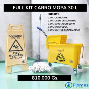 FULL KIT CARRO MOPA 30 L