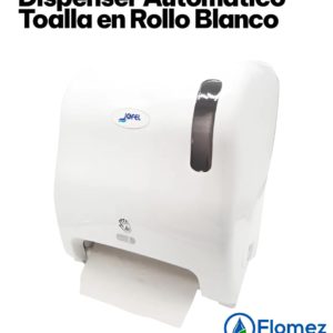 Dispenser Automatico Toalla en Rollo Blanco