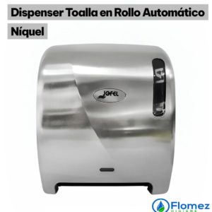 Dispenser Toalla en Rollo Automatico Niquel