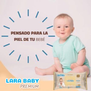 Toalla Humeda Lara Baby, 100 un.