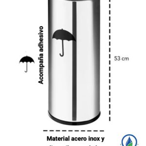 Porta paraguas inoxidable