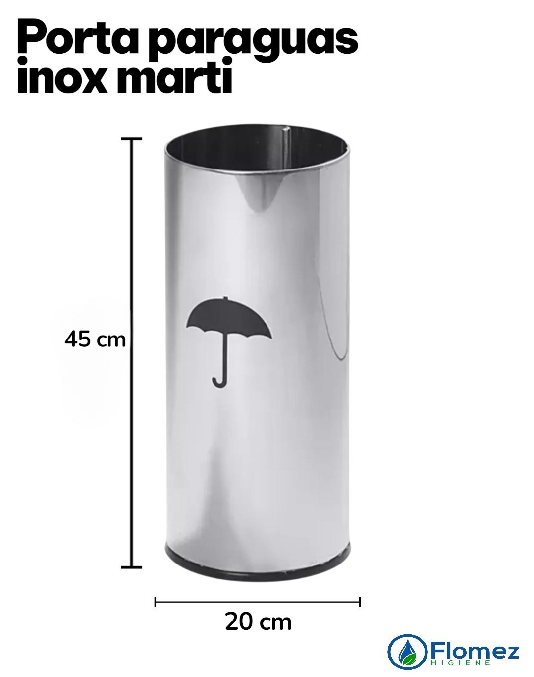 Porta paraguas inoxidable - Imagen 8