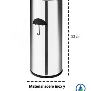 Porta paraguas inoxidable