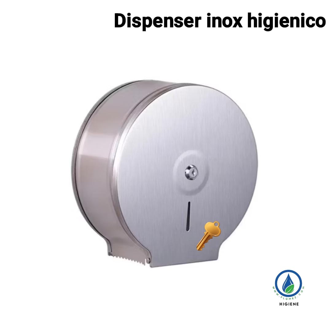 Dispenser Inox Higienico con llave.